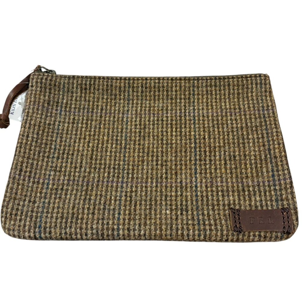 Ralph Lauren mini iPad/Kindle Case – Olive Pattern with PRL Signature